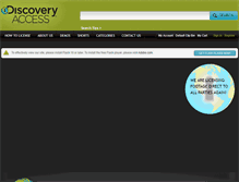 Tablet Screenshot of discoveryaccess.com
